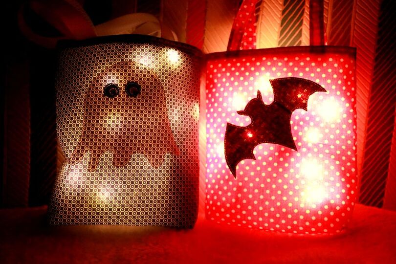 HALLOWEEN - Tasche SPOOKY BAG mit LED-Licht