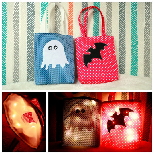 HALLOWEEN - Tasche SPOOKY BAG mit LED-Licht