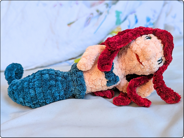 Free Crochet Pattern Mermaid Nerida – Amigurumi Doll (PDF)