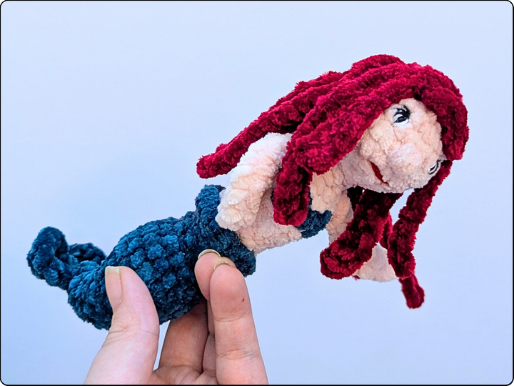 Free Crochet Pattern Mermaid Nerida – Amigurumi Doll (PDF)