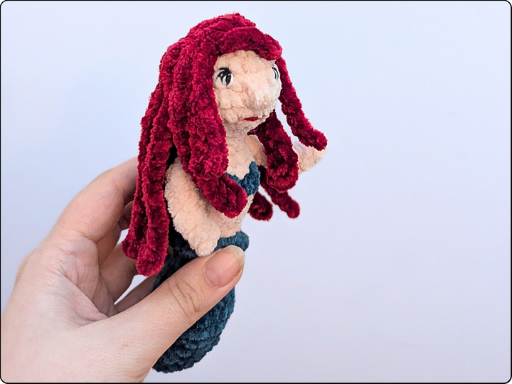 Free Crochet Pattern Mermaid Nerida – Amigurumi Doll (PDF)