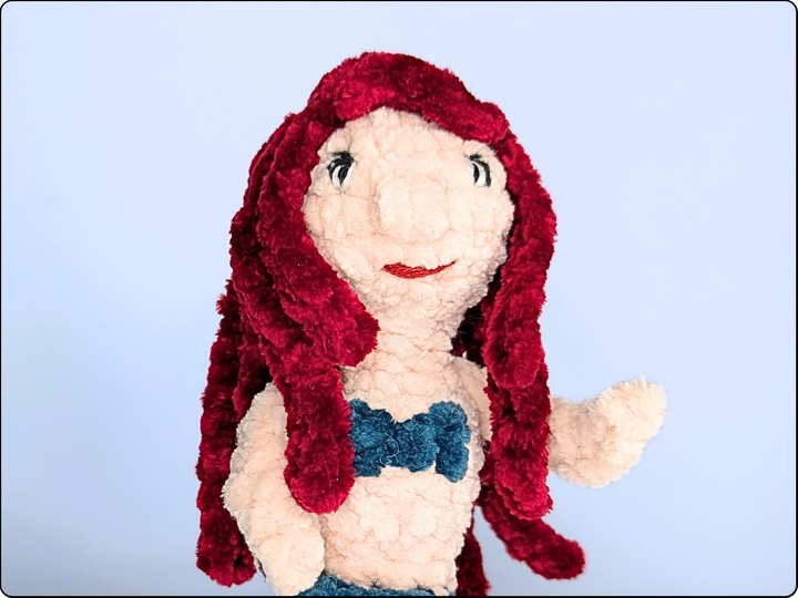 Kostenlose Häkelanleitung Meerjungfrau Nerida – Amigurumi häkeln (PDF)