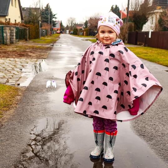 Regentanz Cape Poncho Regenponcho 74 - 164