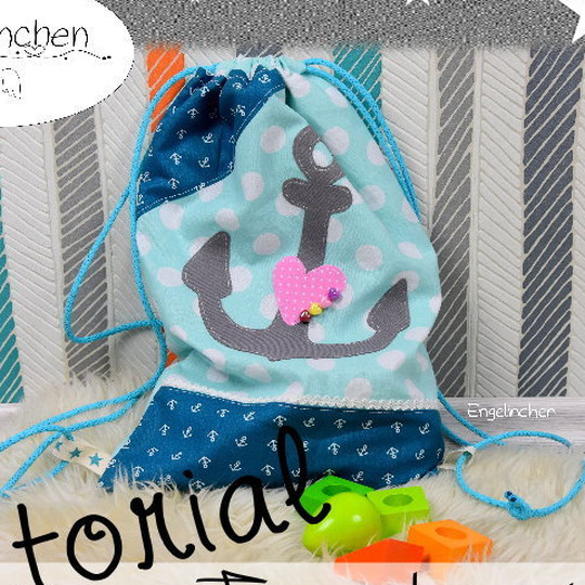 Tutorial für einen einfachen Turnbeutel Freebook