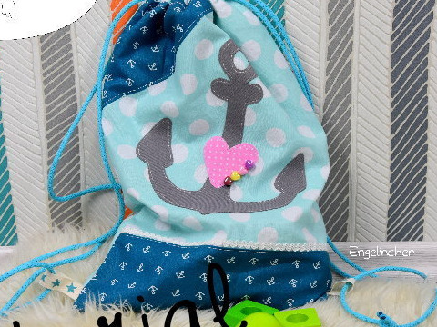 Tutorial für einen einfachen Turnbeutel Freebook