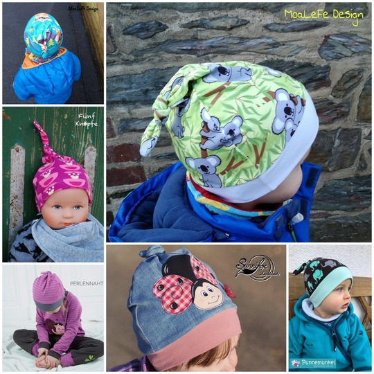 Knotenmütze Paulchen KU 33 - 54 cm