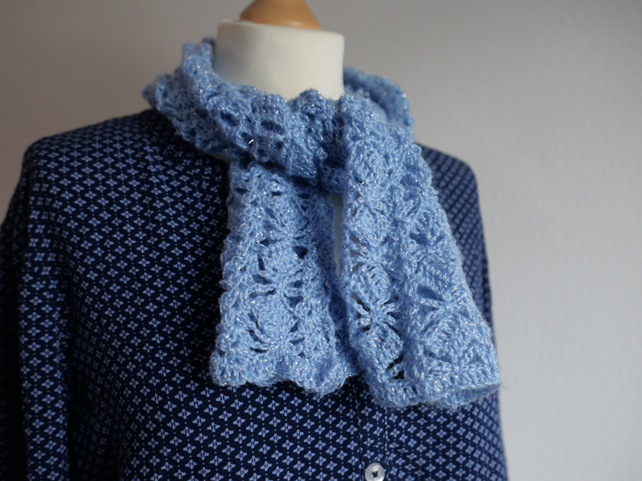 Häkelanleitung Minituch Nellie - ein Blickfang