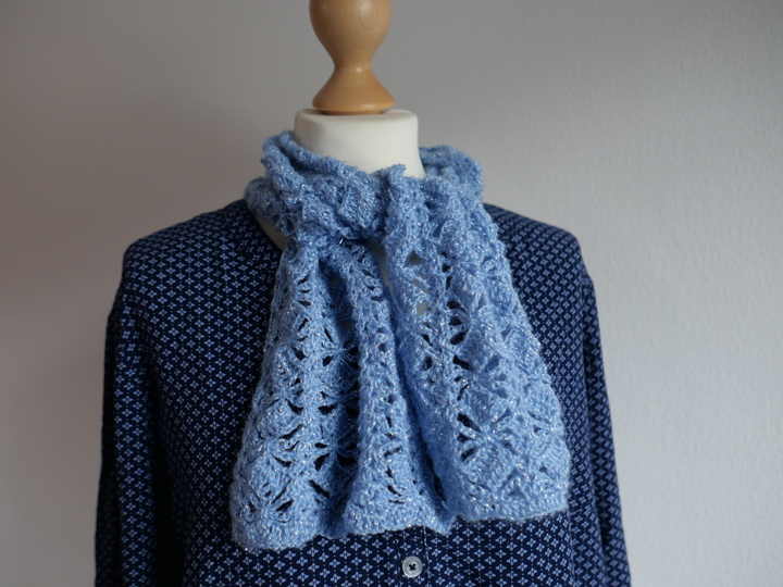 Häkelanleitung Minituch Nellie - ein Blickfang