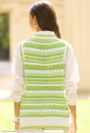 Pullunder mit Strukturmuster