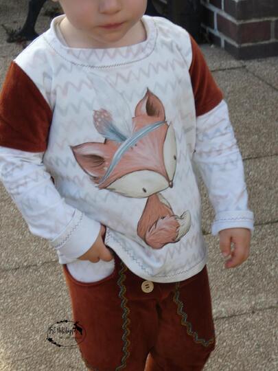 Shirt Simon Lagenlook Gr. 86 - 152