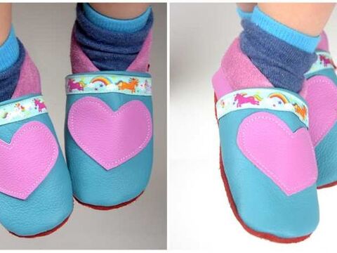 Krabbelpuschen Lederpuschen Karli Gr. 18 - 37