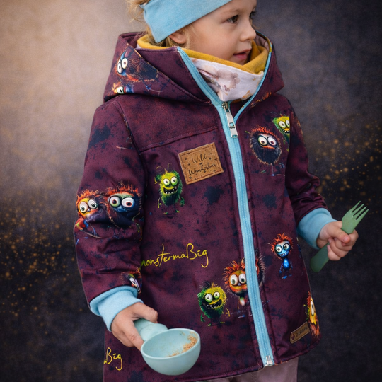 Kinder Parka, Kinderjacke, Schnittmuster, PDF Nähanleitung