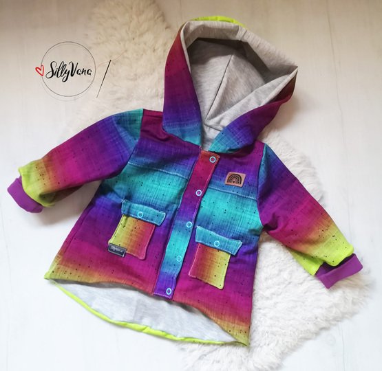 Kinder Parka, Kinderjacke, Schnittmuster, PDF Nähanleitung