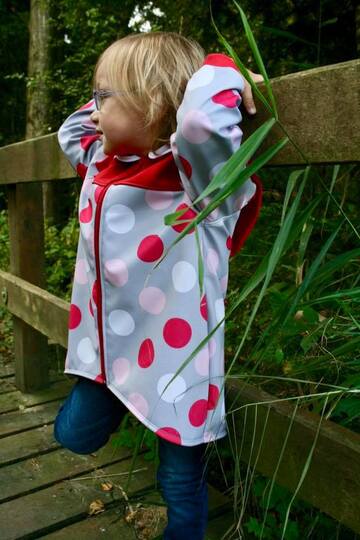 Kinder Parka, Kinderjacke, Schnittmuster, PDF Nähanleitung