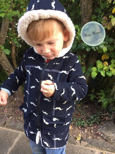 Kinder Parka, Kinderjacke, Schnittmuster, PDF Nähanleitung