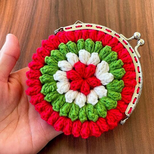 Handmade Bloom Wallet – Crochet Flower Coin Purse PDF Pattern