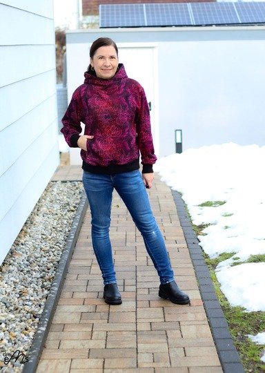 Ebook Hoodie NEVIANO Ge. 34-54 PDf-Schnittmuster