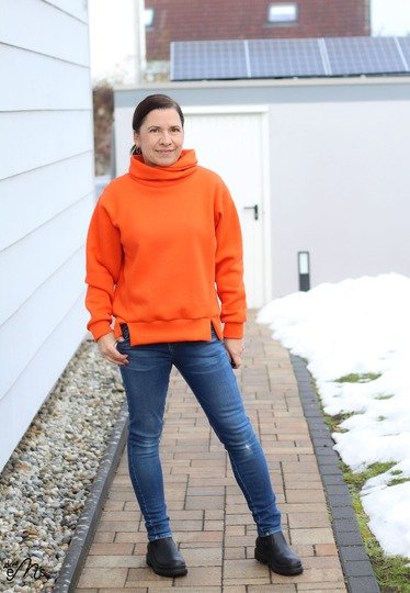 Ebook Hoodie NEVIANO Ge. 34-54 PDf-Schnittmuster