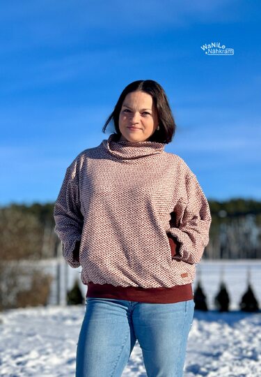 Ebook Hoodie NEVIANO Ge. 34-54 PDf-Schnittmuster