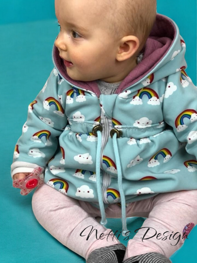 Schnittmuster Kindermantel, Ballonmantel, PDF Anleitung und Schnitt