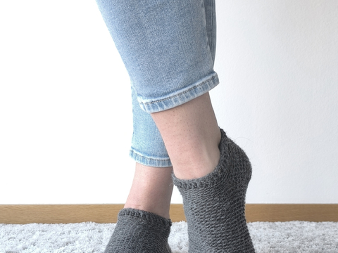 Häkelanleitung easy sneakersocks