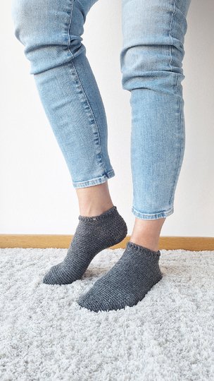 Häkelanleitung easy sneakersocks