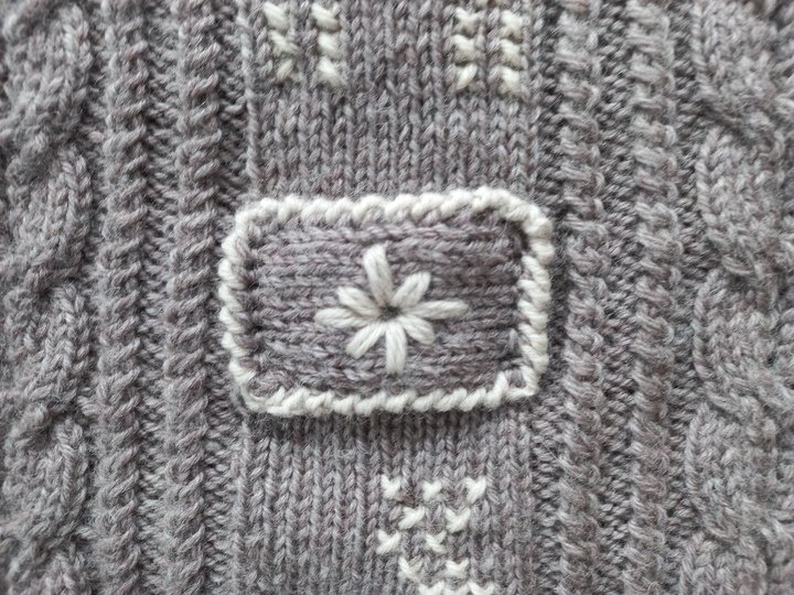 Strickanleitung Baby/Kleinkinder-TRACHTENJACKE, Schurwolle, Gr.98/104