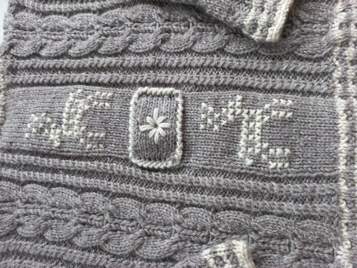 Strickanleitung Baby/Kleinkinder-TRACHTENJACKE, Schurwolle, Gr.98/104