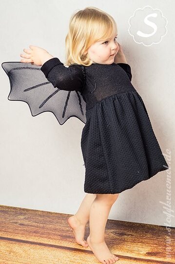 Schnittmuster Kinderkleid, Ballonkleid für Kinder, Nähanleitung Ballonkleid