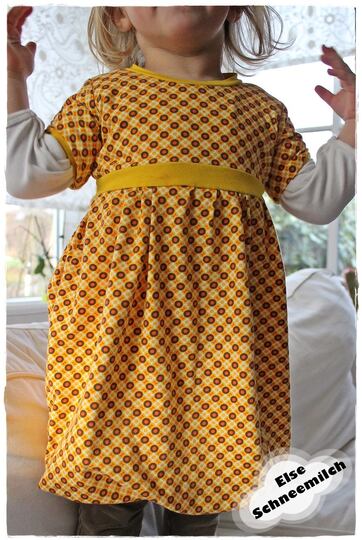 Schnittmuster Kinderkleid, Ballonkleid für Kinder, Nähanleitung Ballonkleid