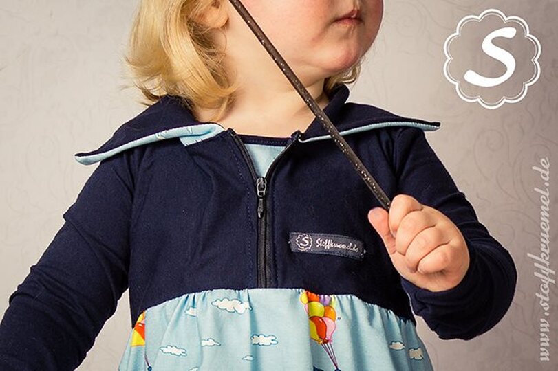 Schnittmuster Kinderkleid, Ballonkleid für Kinder, Nähanleitung Ballonkleid