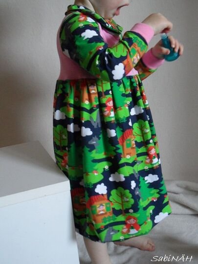 Schnittmuster Kinderkleid, Ballonkleid für Kinder, Nähanleitung Ballonkleid