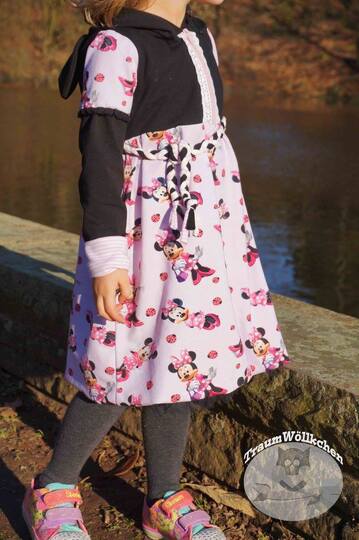 Schnittmuster Kinderkleid, Ballonkleid für Kinder, Nähanleitung Ballonkleid