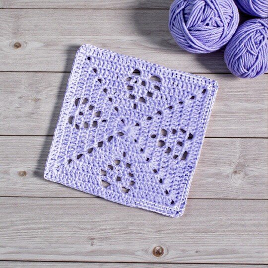 Crochet Heart Doily Granny Square Pattern – Valentine Openwork Napkin