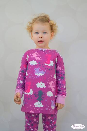 Schnittmuster Longpulli, Kinderpullover nähen, Babypullover, Vokuhil