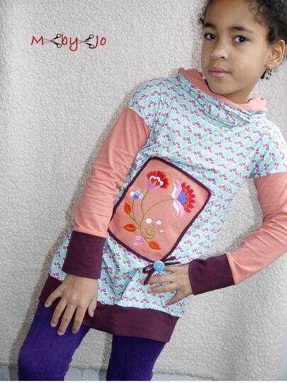 Schnittmuster Longpulli, Kinderpullover nähen, Babypullover, Vokuhil