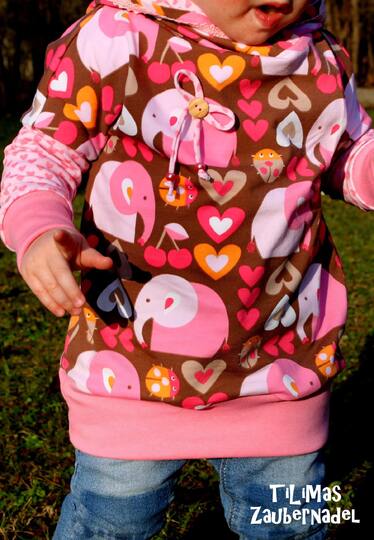 Schnittmuster Longpulli, Kinderpullover nähen, Babypullover, Vokuhil