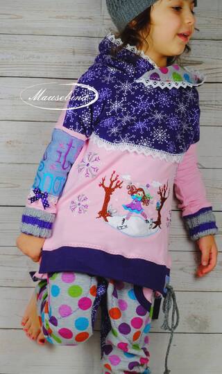 Schnittmuster Longpulli, Kinderpullover nähen, Babypullover, Vokuhil