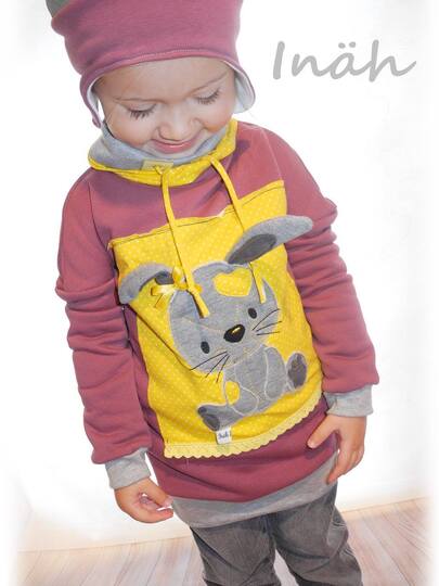 Schnittmuster Longpulli, Kinderpullover nähen, Babypullover, Vokuhil