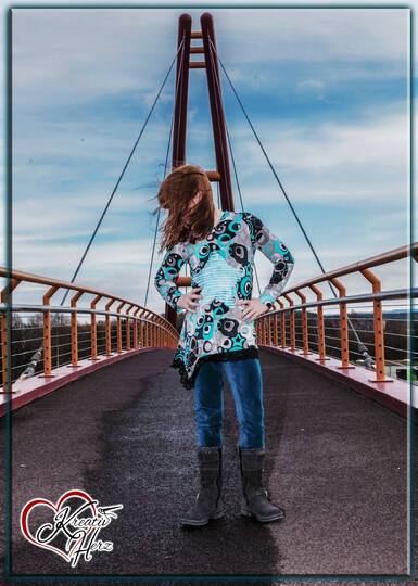 Schnittmuster Kindershirt, asymmetrisches Shirt, Nähanleitung und Schnitt