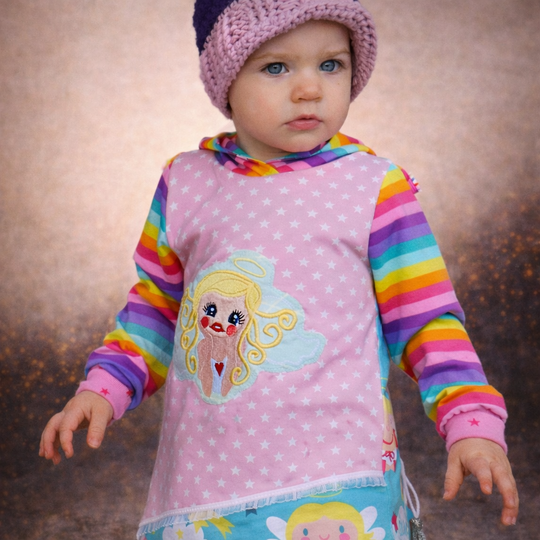 Schnittmuster Kindershirt, asymmetrisches Shirt, Nähanleitung und Schnitt