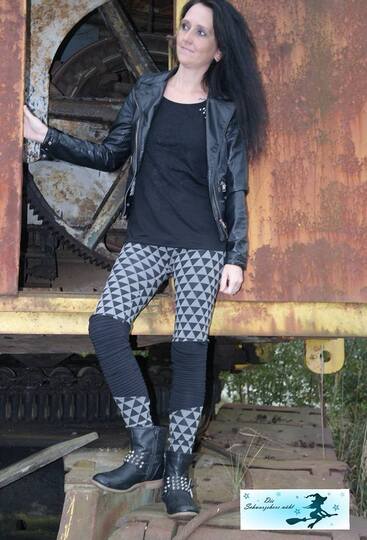 Schnittmuster Damenleggings, verschiedene Varianten, Leggings Schnittmuster