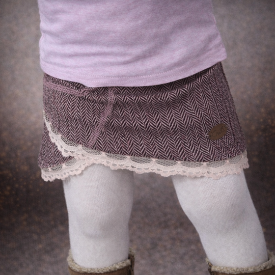 Schnittmuster Kinderrock, Nähanleitung, Schnittmuster, überlappender Rock