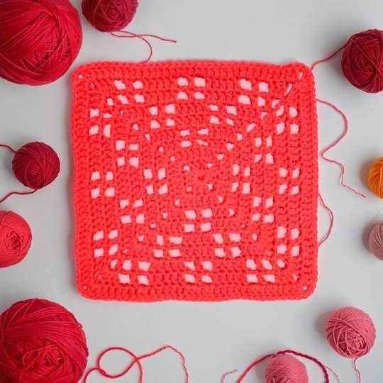 Lacy Granny Square Crochet Pattern – Do It Yourself Openwork design
