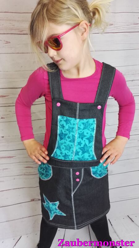 Latzrock Schnittmuster, Kinderrock, Kinder Latzrock - Bild 7