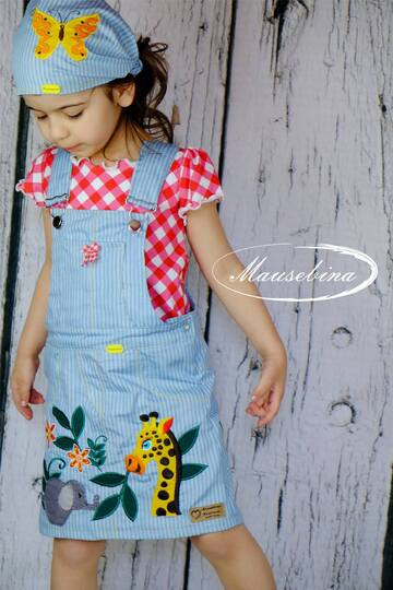 Latzrock Schnittmuster, Kinderrock, Kinder Latzrock