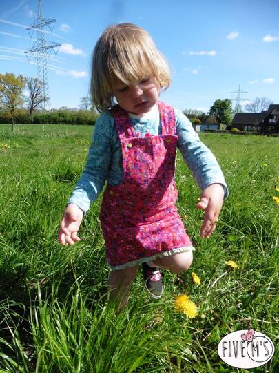 Latzrock Schnittmuster, Kinderrock, Kinder Latzrock