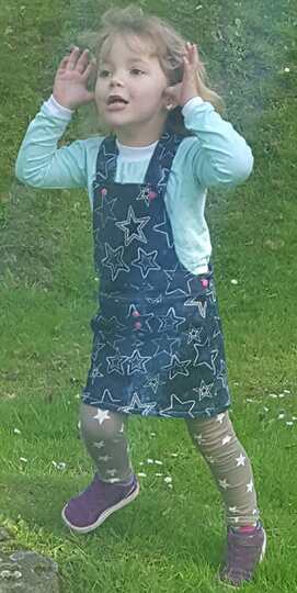 Latzrock Schnittmuster, Kinderrock, Kinder Latzrock