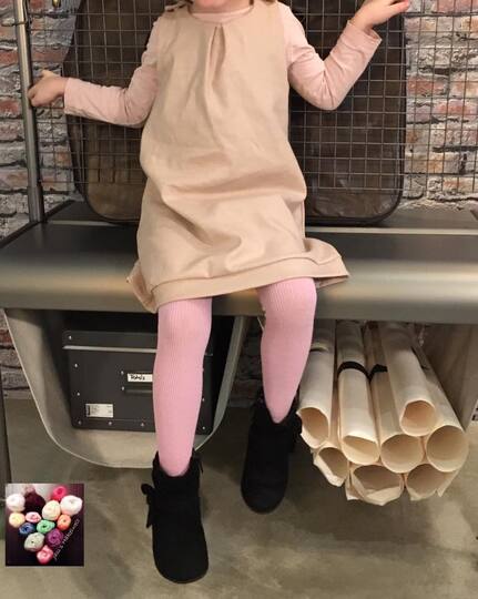 Schnittmuster Kinderkleid, Kleid mit Kellerfalte, Schnittmuster Kinderkleid