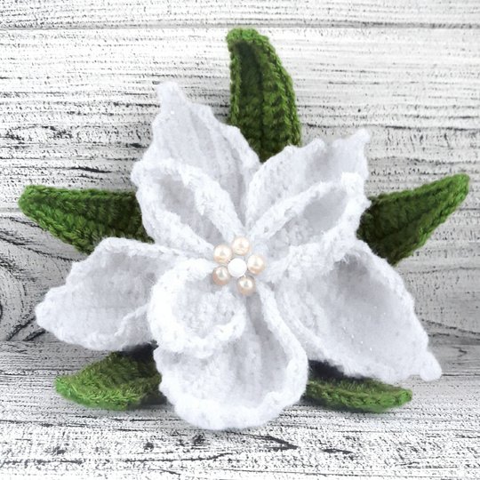 Poinsettia Crochet Pattern: Christmas Flower Ornament